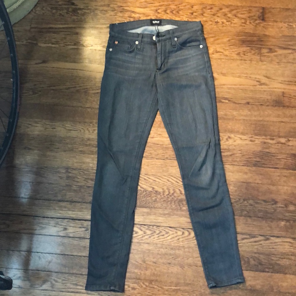 Hudson gray washes jeans